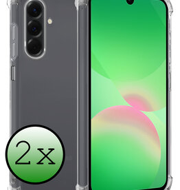 BASEY. BASEY. Samsung Galaxy A26 Hoesje Shockproof - Transparant - 2 PACK