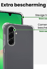 BASEY. BASEY. Samsung Galaxy A26 Hoesje Shockproof - Transparant - 2 PACK