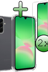 BASEY. BASEY. Samsung Galaxy A26 Hoesje Shockproof Met 2x Screenprotector