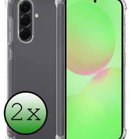 BASEY. BASEY. Samsung Galaxy A36 Hoesje Shockproof - Transparant - 2 PACK