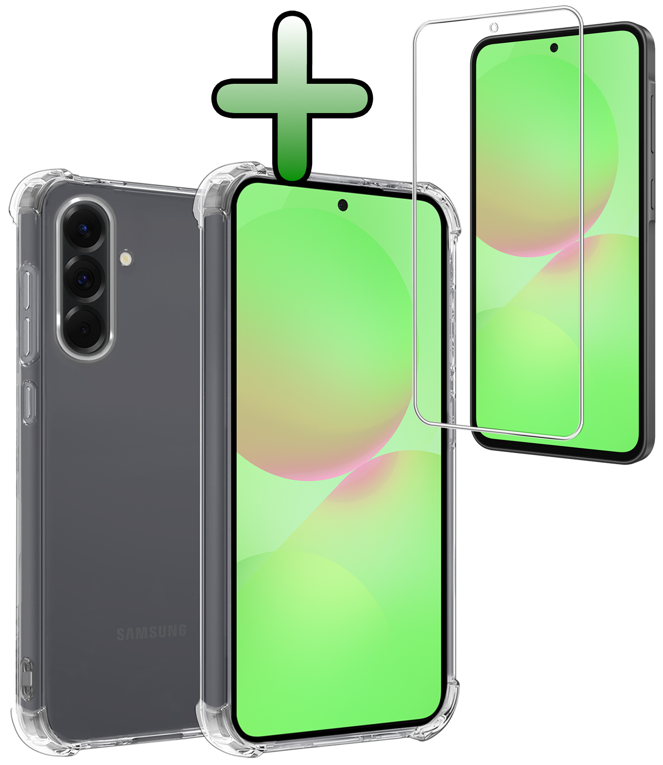 BASEY. BASEY. Samsung Galaxy A36 Hoesje Shockproof Met Screenprotector