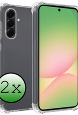 BASEY. BASEY. Samsung Galaxy A56 Hoesje Shockproof - Transparant - 2 PACK