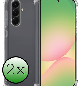 BASEY. BASEY. Samsung Galaxy A56 Hoesje Shockproof - Transparant - 2 PACK