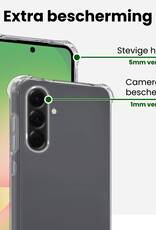 BASEY. BASEY. Samsung Galaxy A56 Hoesje Shockproof - Transparant - 2 PACK