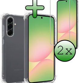 BASEY. BASEY. Samsung Galaxy A56 Hoesje Shockproof Met 2x Screenprotector