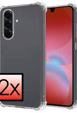 NoXx NoXx Samsung Galaxy A26 Hoesje Shockproof - Transparant - 2 PACK