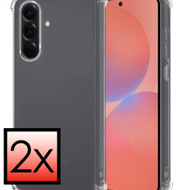 NoXx NoXx Samsung Galaxy A36 Hoesje Shockproof - Transparant - 2 PACK