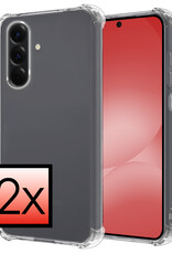 NoXx NoXx Samsung Galaxy A56 Hoesje Shockproof - Transparant - 2 PACK