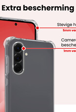 NoXx NoXx Samsung Galaxy A56 Hoesje Shockproof - Transparant - 2 PACK