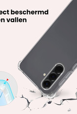 NoXx NoXx Samsung Galaxy A56 Hoesje Shockproof - Transparant - 2 PACK