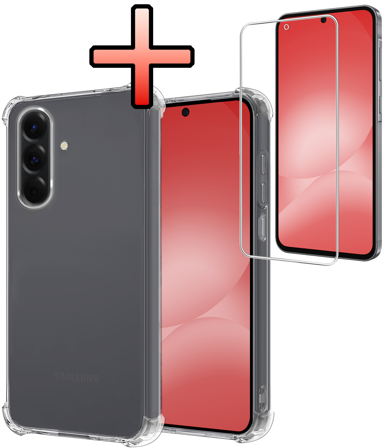 NoXx NoXx Samsung Galaxy A56 Hoesje Shockproof Met Screenprotector