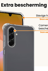 Nomfy Nomfy Samsung Galaxy A26 Hoesje Shockproof - Transparant - 2 PACK