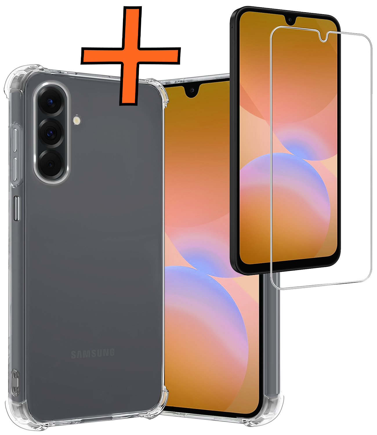 Nomfy Nomfy Samsung Galaxy A26 Hoesje Shockproof Met Screenprotector