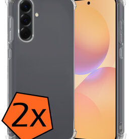 Nomfy Nomfy Samsung Galaxy A36 Hoesje Shockproof - Transparant - 2 PACK