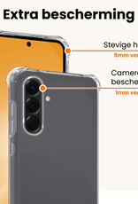 Nomfy Nomfy Samsung Galaxy A56 Hoesje Shockproof - Transparant