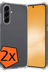 Nomfy Nomfy Samsung Galaxy A56 Hoesje Shockproof - Transparant - 2 PACK