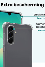 Forterra Forterra Samsung Galaxy A26 Hoesje Shockproof - Transparant - 2 PACK