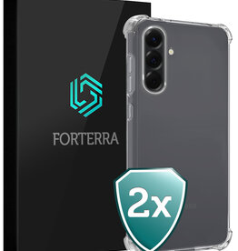 Forterra Forterra Samsung Galaxy A36 Hoesje Shockproof - Transparant - 2 PACK
