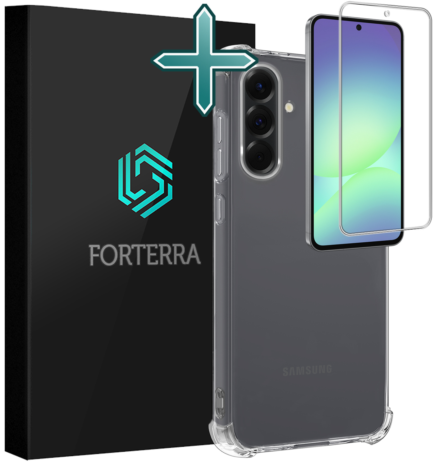Forterra Forterra Samsung Galaxy A56 Hoesje Shockproof Met Screenprotector