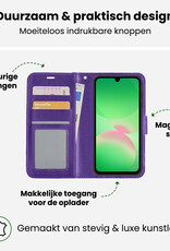 BASEY. BASEY. Samsung Galaxy A26 Hoesje Bookcase - Paars