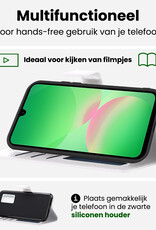 BASEY. BASEY. Samsung Galaxy A26 Hoesje Bookcase Met Screenprotector - Wit