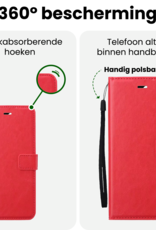 BASEY. BASEY. Samsung Galaxy A36 Hoesje Bookcase - Rood