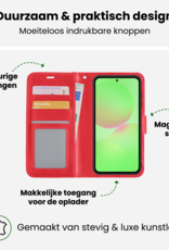 BASEY. BASEY. Samsung Galaxy A36 Hoesje Bookcase - Rood