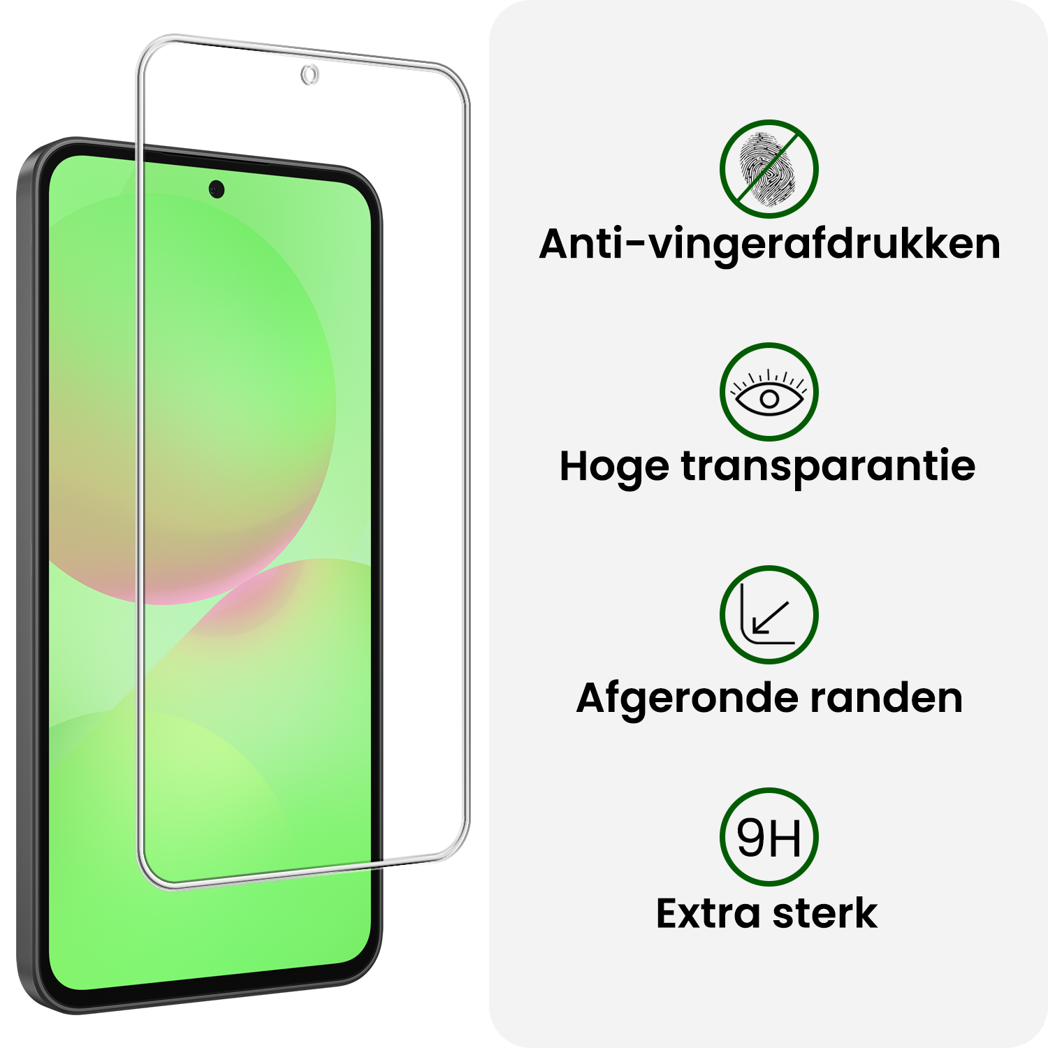 BASEY. BASEY. Samsung Galaxy A36 Hoesje Bookcase Met 2x Screenprotector - Rood