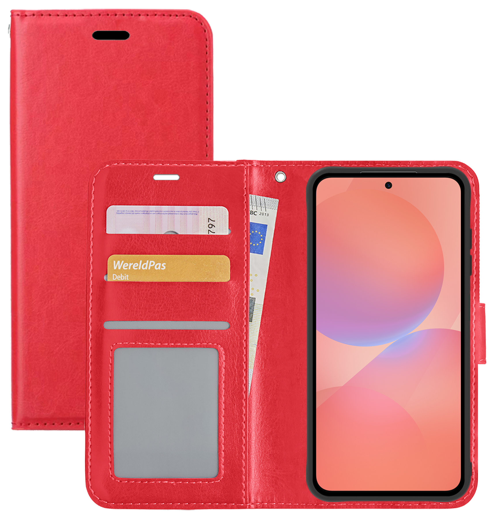 NoXx NoXx Samsung Galaxy A36 Hoesje Bookcase - Rood