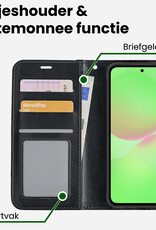 BASEY. BASEY. Samsung Galaxy A36 Hoesje Bookcase - Zwart