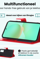 Forterra Forterra Samsung Galaxy A36 Hoesje Bookcase - Rood