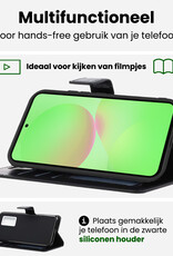 BASEY. BASEY. Samsung Galaxy A36 Hoesje Bookcase Met Screenprotector - Zwart