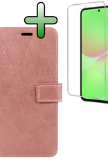 BASEY. BASEY. Samsung Galaxy A36 Hoesje Bookcase Met Screenprotector - Rose Goud