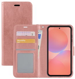 NoXx NoXx Samsung Galaxy A36 Hoesje Bookcase - Rose Goud