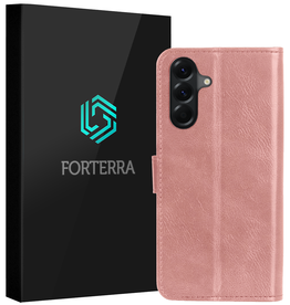 Forterra Forterra Samsung Galaxy A36 Hoesje Bookcase - Rose Goud