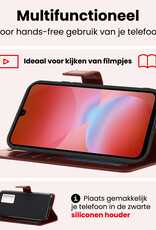 NoXx NoXx Samsung Galaxy A26 Hoesje Bookcase - Bruin