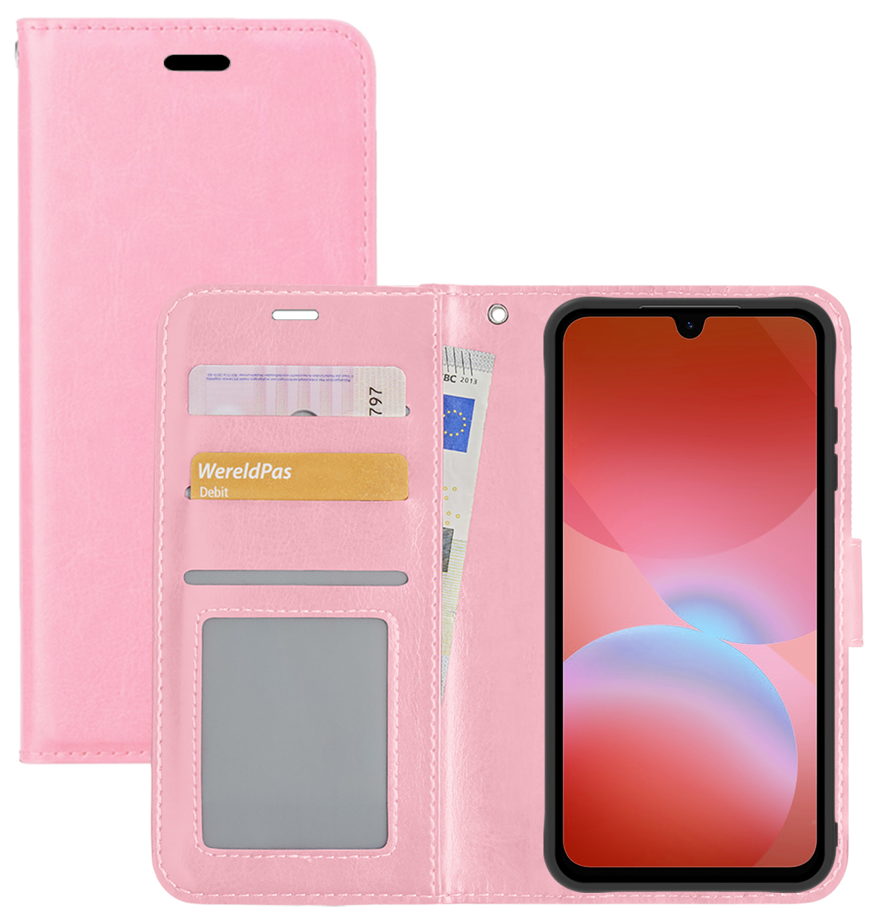 NoXx NoXx Samsung Galaxy A26 Hoesje Bookcase - Lichtroze