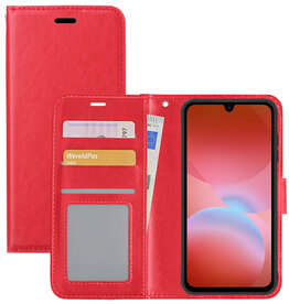 NoXx NoXx Samsung Galaxy A26 Hoesje Bookcase - Rood