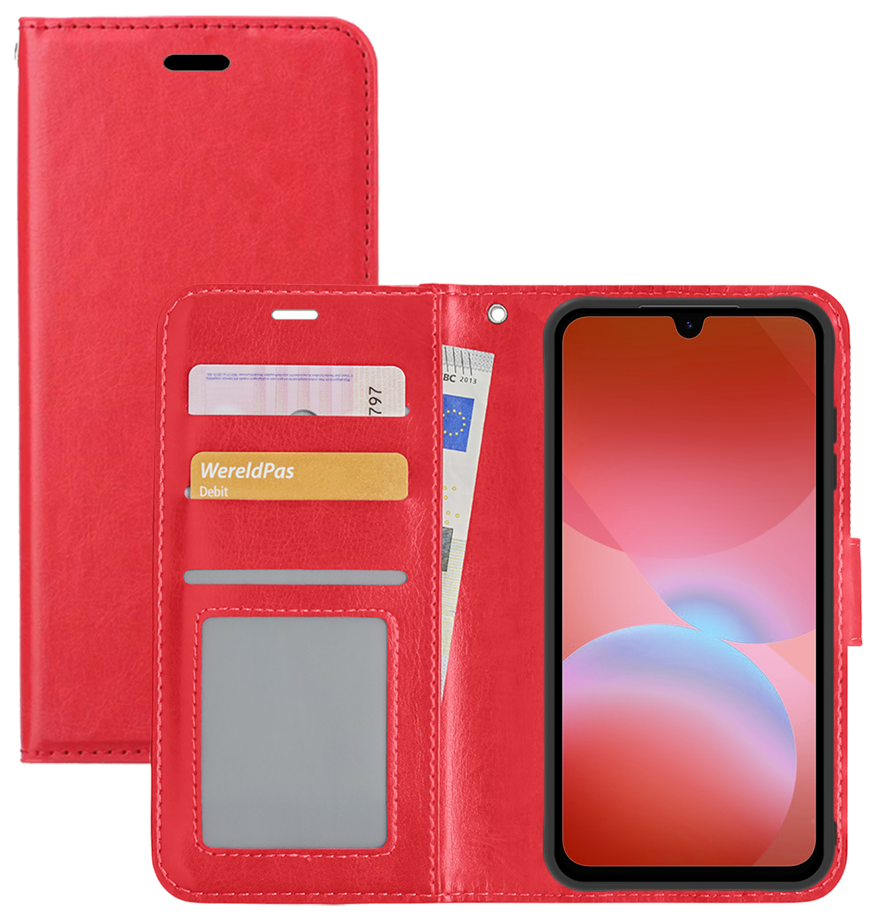NoXx NoXx Samsung Galaxy A26 Hoesje Bookcase - Rood
