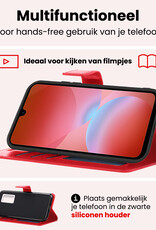 NoXx NoXx Samsung Galaxy A26 Hoesje Bookcase - Rood