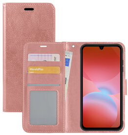 NoXx NoXx Samsung Galaxy A26 Hoesje Bookcase - Rose Goud