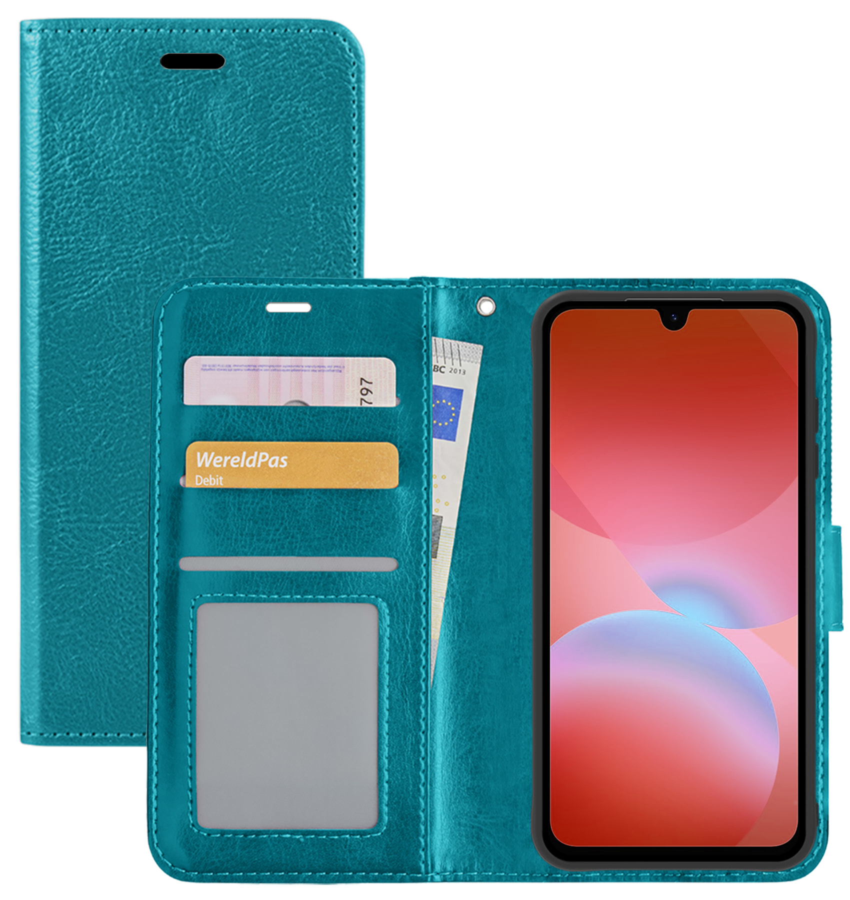 NoXx NoXx Samsung Galaxy A26 Hoesje Bookcase - Turquoise
