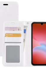 NoXx NoXx Samsung Galaxy A26 Hoesje Bookcase - Wit