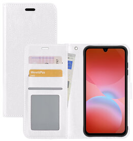 NoXx NoXx Samsung Galaxy A26 Hoesje Bookcase - Wit