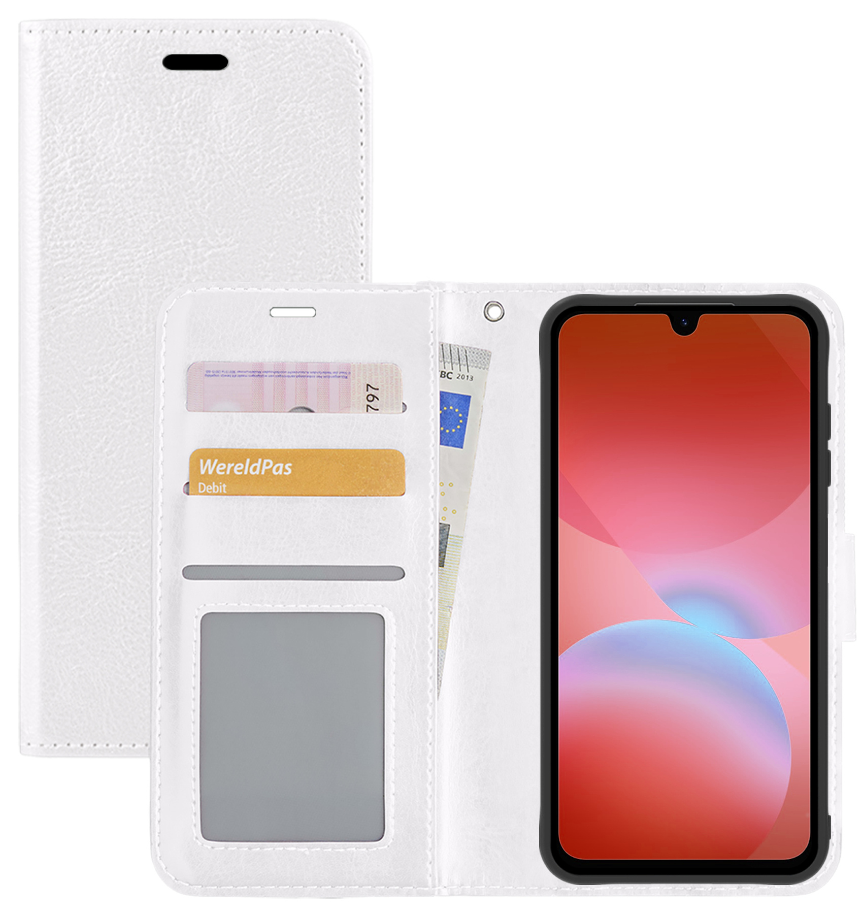 NoXx NoXx Samsung Galaxy A26 Hoesje Bookcase - Wit