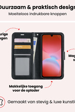 NoXx NoXx Samsung Galaxy A26 Hoesje Bookcase - Zwart