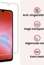 NoXx NoXx Samsung Galaxy A26 Hoesje Bookcase Met Screenprotector - Turquoise