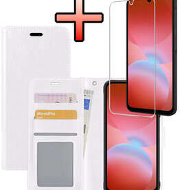 NoXx NoXx Samsung Galaxy A26 Hoesje Bookcase Met Screenprotector - Wit