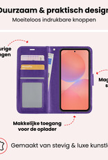 NoXx NoXx Samsung Galaxy A36 Hoesje Bookcase - Paars