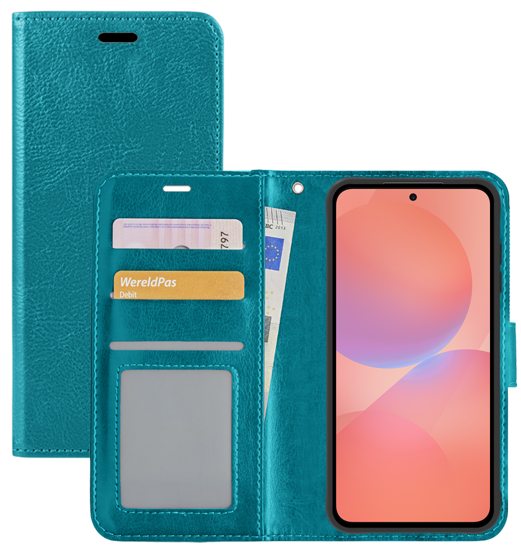 NoXx NoXx Samsung Galaxy A36 Hoesje Bookcase - Turquoise